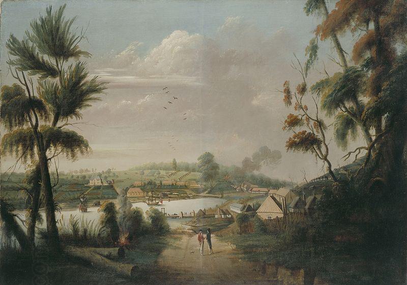 unknow artist direct north general view of Sydney Cove